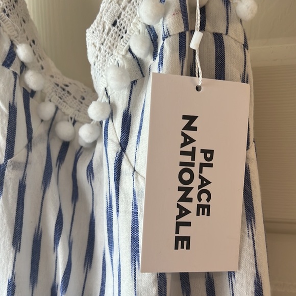 Weekend SALE!! NWT Place Nationale🐚 Cotton dress Size 2 (France) 2/4 US size - Picture 7 of 7